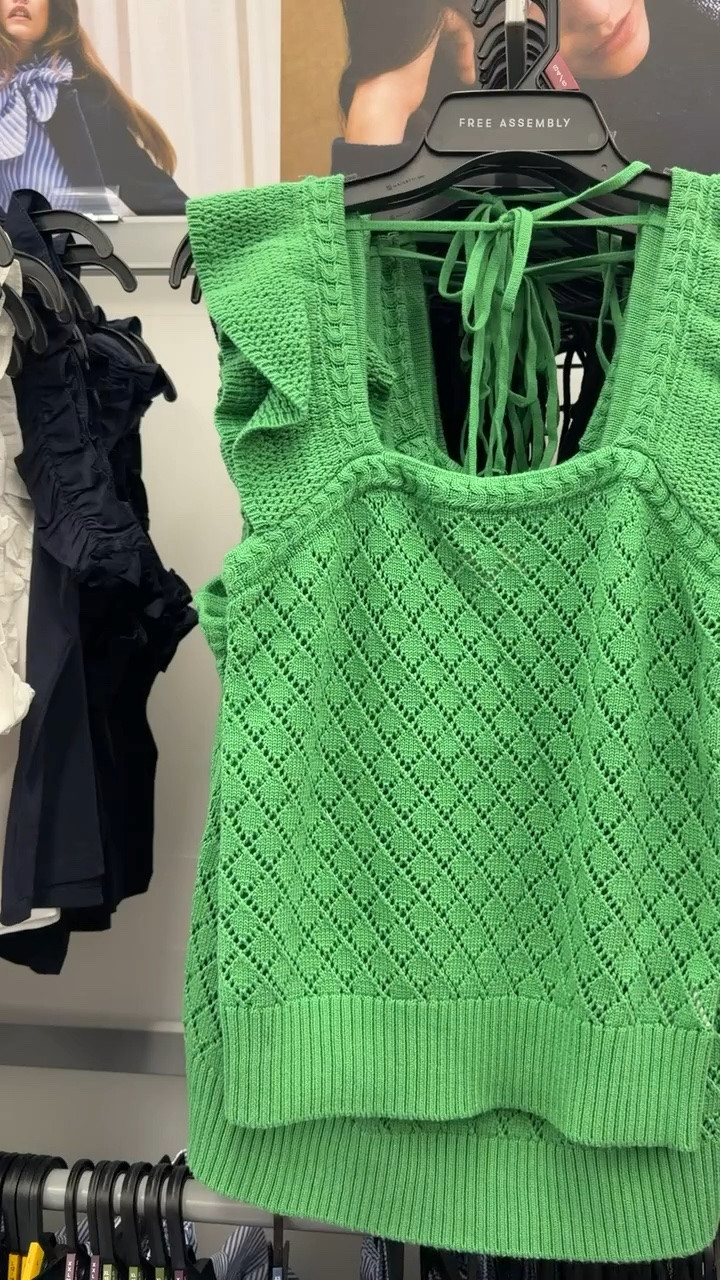 Walmart is making the cutest tops lately 👏🏻💚 The knit detail, ruffle sleeves AND the tie back… so good! This would be so cute with denim now and into early fall.

#WalmartFinds #WalmartFashion #WalmartStyle #AffordableFashion #WalmartOutfit #EverydayStyle #LTKStyle
