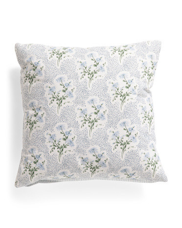 20x20 Floral Decorative Pillow | TJ Maxx