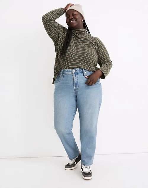 The Plus Curvy Perfect Vintage Straight Jean in Hoye Wash | Madewell