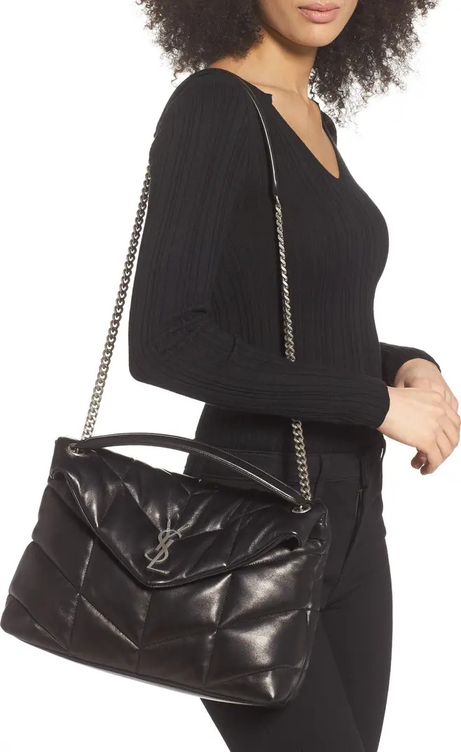 Medium Lou Leather Puffer Bag | Nordstrom