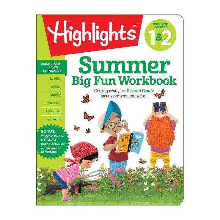 Summer Big Fun Workbook Bridging Grades 1 & 2 : Bridging Grades 1 & 2 -  (Paperback) | Target