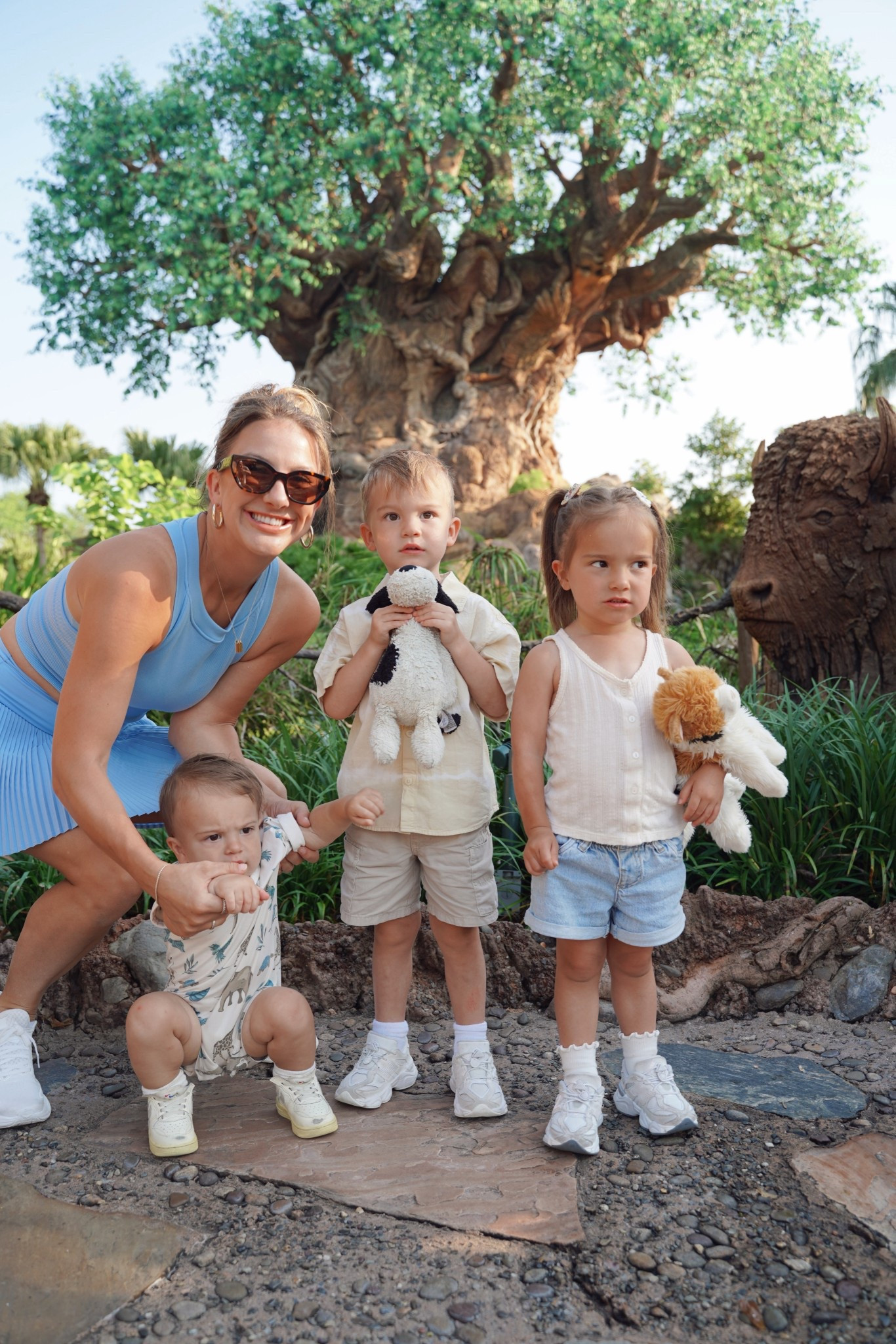 Kids outfits for animal kingdom in Disney world. Hudson’s tie dye top is old Zara! 

#LTKFamily #LTKKids #LTKTravel
