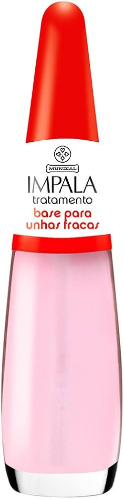 Impala Cosmeticos Esmalte Tratamento Base Para Unhas Fracas Rosa 7.5 Ml | Amazon (BR)