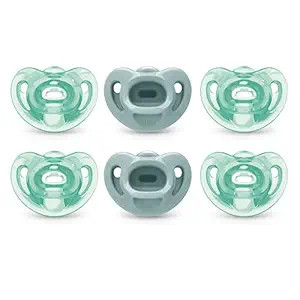 NUK Comfy Pacifiers, 0-6 Months, 6 Pack | Amazon (US)