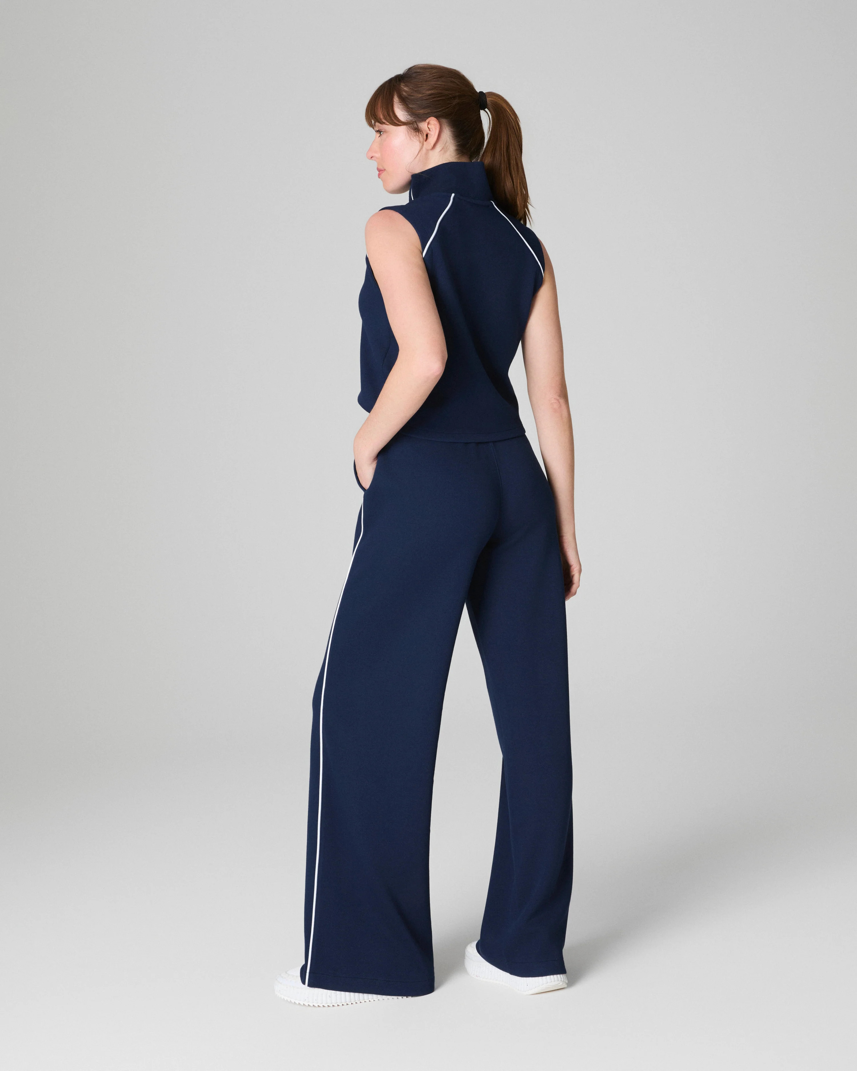 AirEssentials Mockneck Jumpsuit – Sporty, Comfy & Travel-Ready | SPANX | Spanx