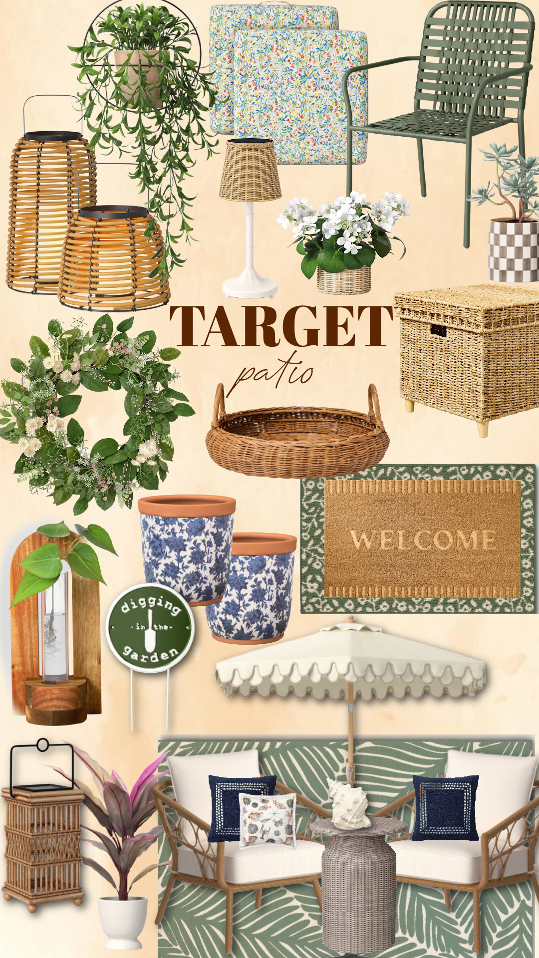 Target Patio

Sarah Joy, new arrivals, spring & summer, home finds 

 #LTKSeasonal #LTKHome #LTKSaleAlert