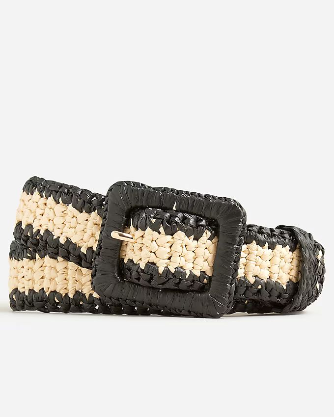 Woven square buckle belt | J.Crew US