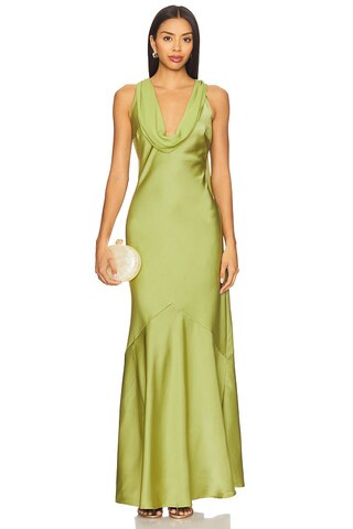 Runaway The Label x REVOLVE Gabriella Maxi Dress in Olive from Revolve.com | Revolve Clothing (Global)