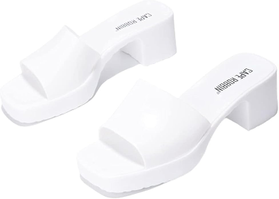 Cape Robbin Jelly Chunky Block Heel Sandals | Amazon (US)