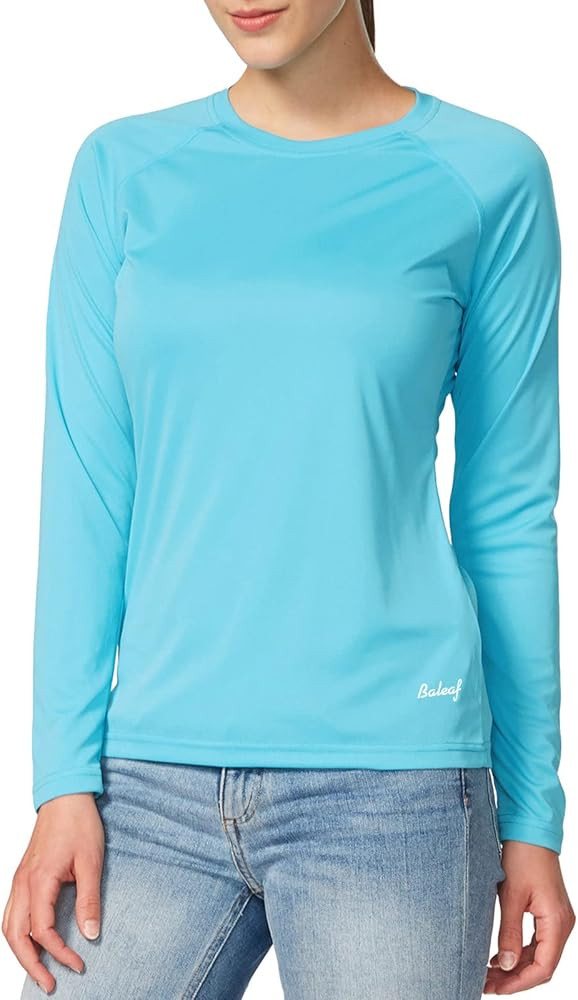 baleaf Womens UPF 50+ Sun Shirts Long Sleeve UV Protection Quick Dry Breathable Lightweight Rash ... | Amazon (US)