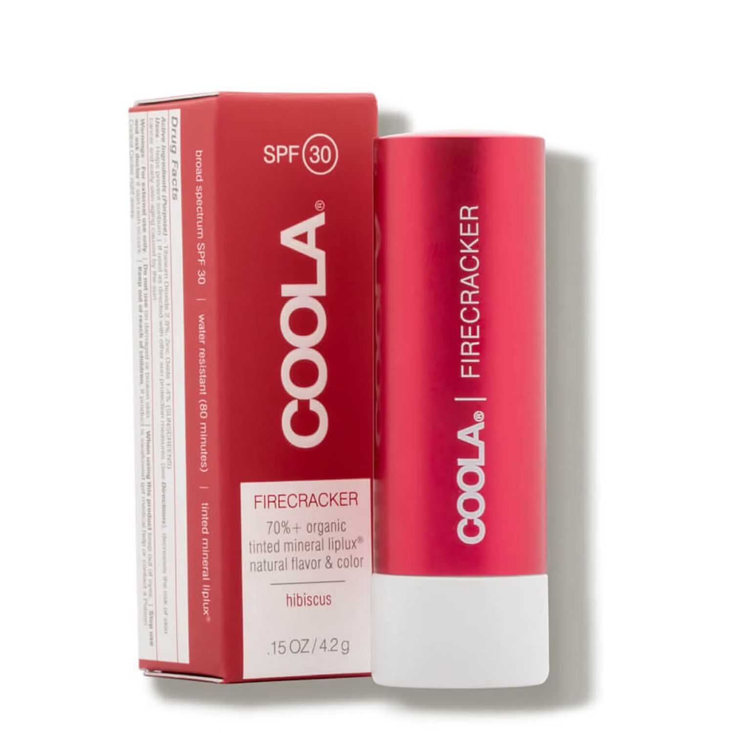 COOLA Mineral Liplux Organic Tinted Lip Balm Sunscreen SPF 30 (0.15 fl. oz.) | Dermstore (US)