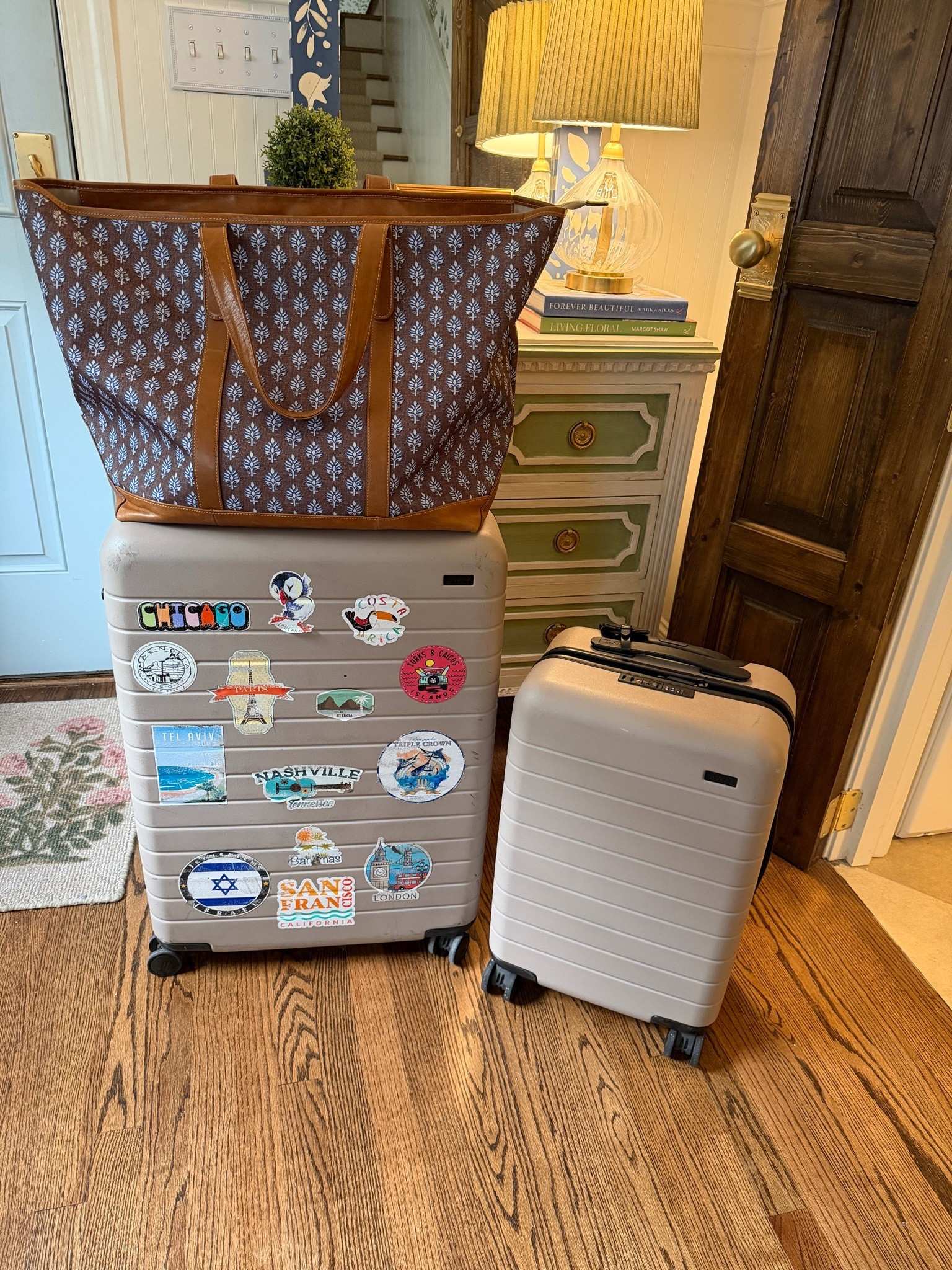 My luggage - going strong after 7 years!  Got the tote earlier this year and I have really enjoyed it - it’s an awesome travel bag and even has a luggage sleeve.