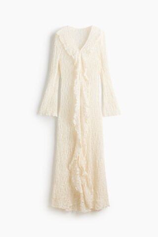 Flounced lace-look dress | H&M (UK, MY, IN, SG, PH, TW, HK)