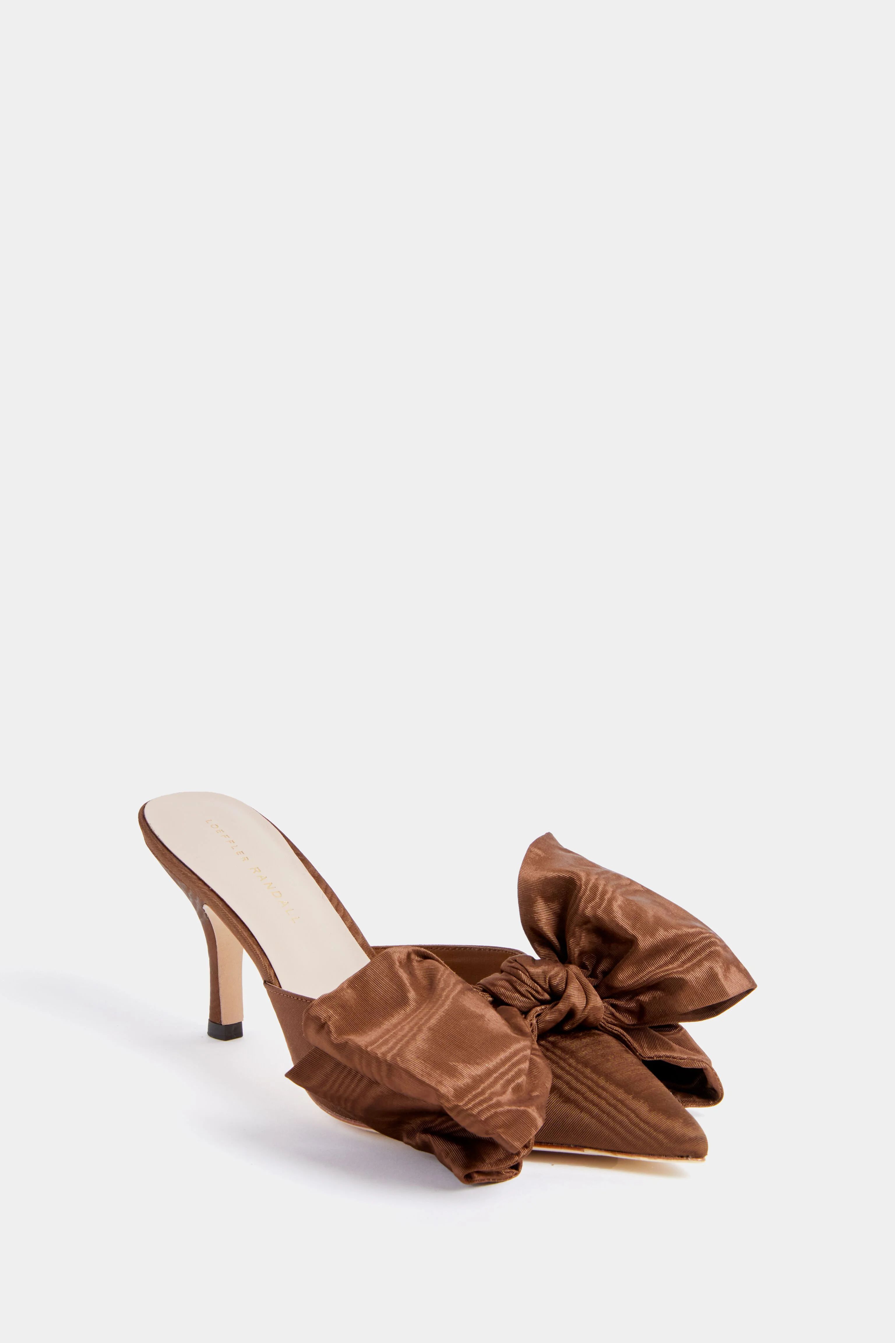 Chocolate Margot Bow Heels | Tuckernuck (US)