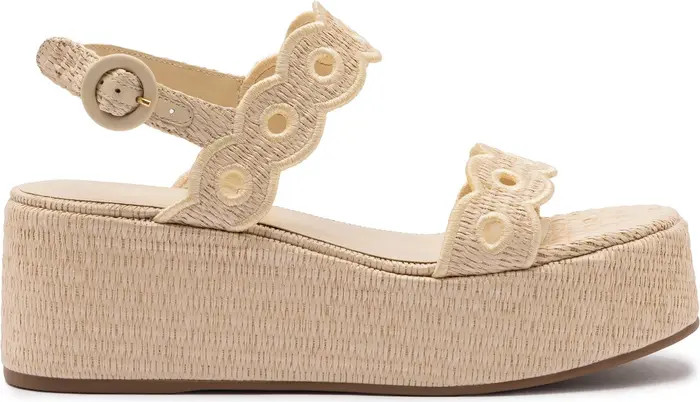 Larroudé Florence Broderie Flatform | Nordstrom | Nordstrom