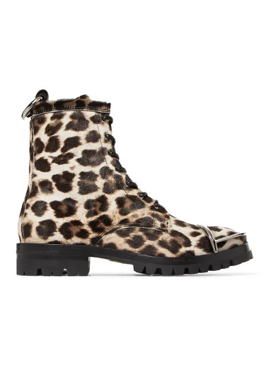 Lyndon embellished leopard-print calf hair ankle boots | NET-A-PORTER (UK & EU)