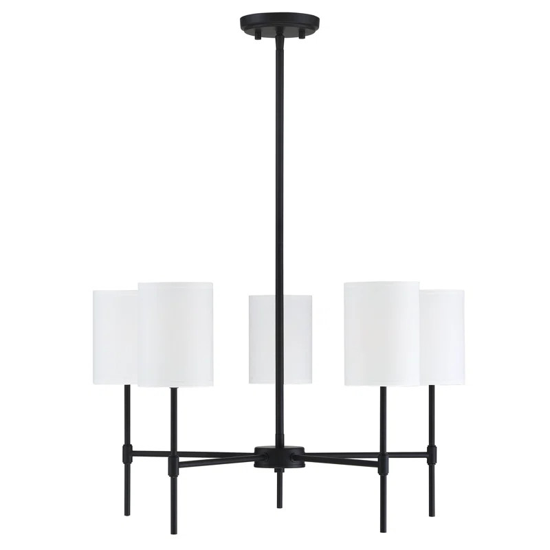 Elijah 5 - Light Dimmable Chandelier | Wayfair North America