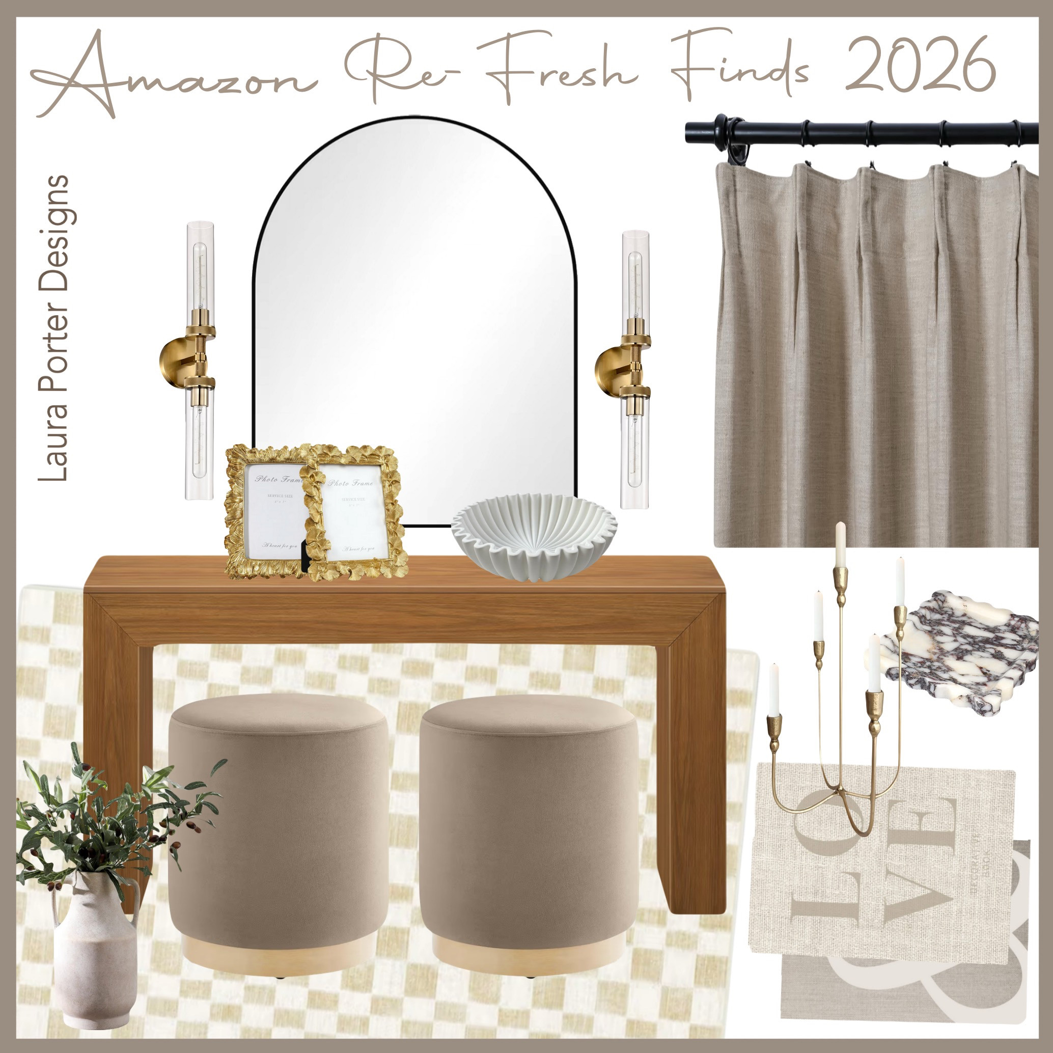 Amazon Re-Fresh Home Decor 2026! 
After I take Christmas down, my house always seem bare. Here are some fun Amazon budget friendly finds to re-fresh your house.

#lauraporterdesigns #amazon #amazonhome #amazondecor #homedecor #refreshdecor  

 #LTKHome #LTKFindsUnder50 #LTKFindsUnder100
