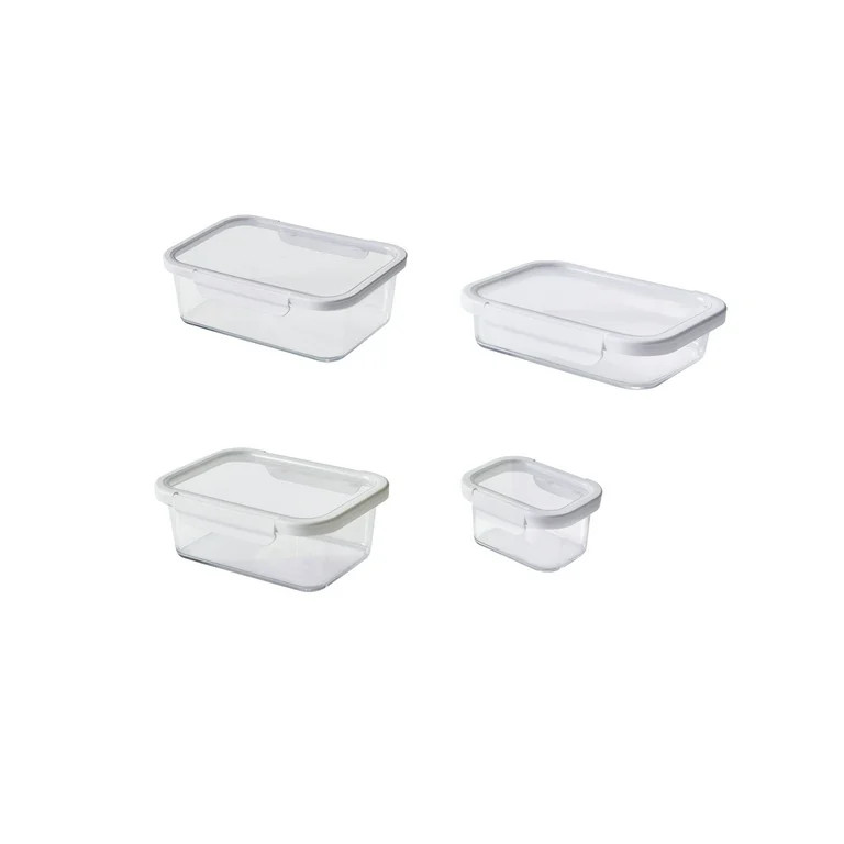 Better Homes & Gardens Rectangle Tritan Food Storage Container with Tritan Lid. Set of 9, 18 Piec... | Walmart (US)