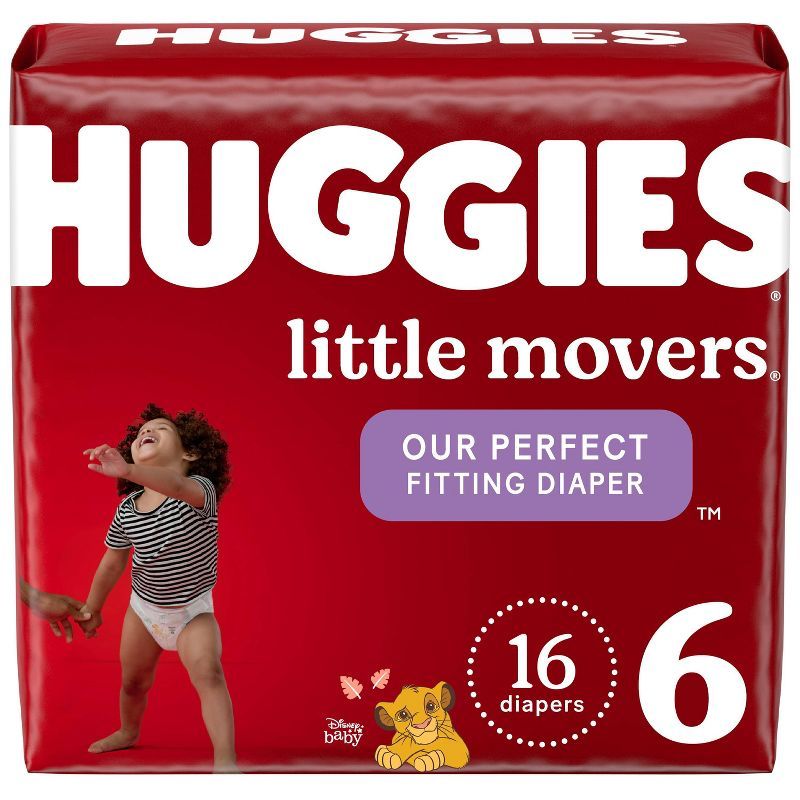 Huggies Little Movers Baby Disposable Diapers - (Select Size and Count) | Target