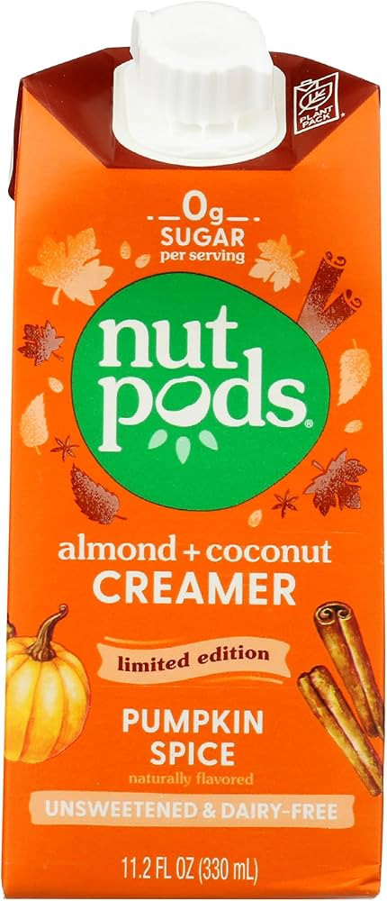 Nutpods, Dairy Free Pumpkin Spice Creamer, 11.2 Fl Oz | Amazon (US)