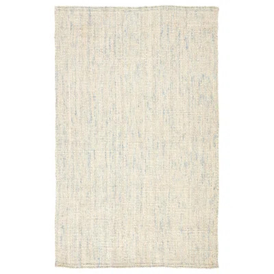 Georgianna Handwoven Flatweave Jute Ivory/Blue Area Rug | Wayfair North America