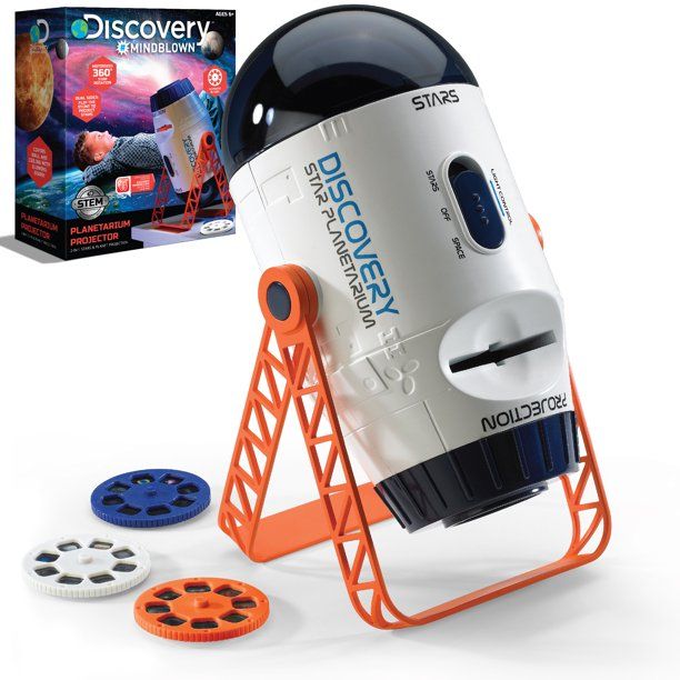 Discovery #Mindblown 2-In-1 Reversible Planetarium Space Projector, 360-Degree Rotation, Moving S... | Walmart (US)