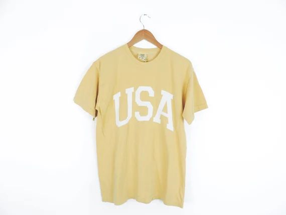 New Retro Big USA Comfort Colors T-Shirt // Size S-3XL // You Pick Color & Size | Etsy (US)