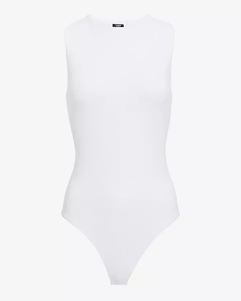 Express Body Contour Compression V-neck Short Sleeve Bodysuit