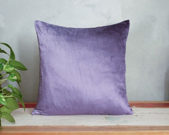 Very Peri Pillow Cover Pantone 2022 Decor Very Peri Velvet | Etsy | Etsy (US)