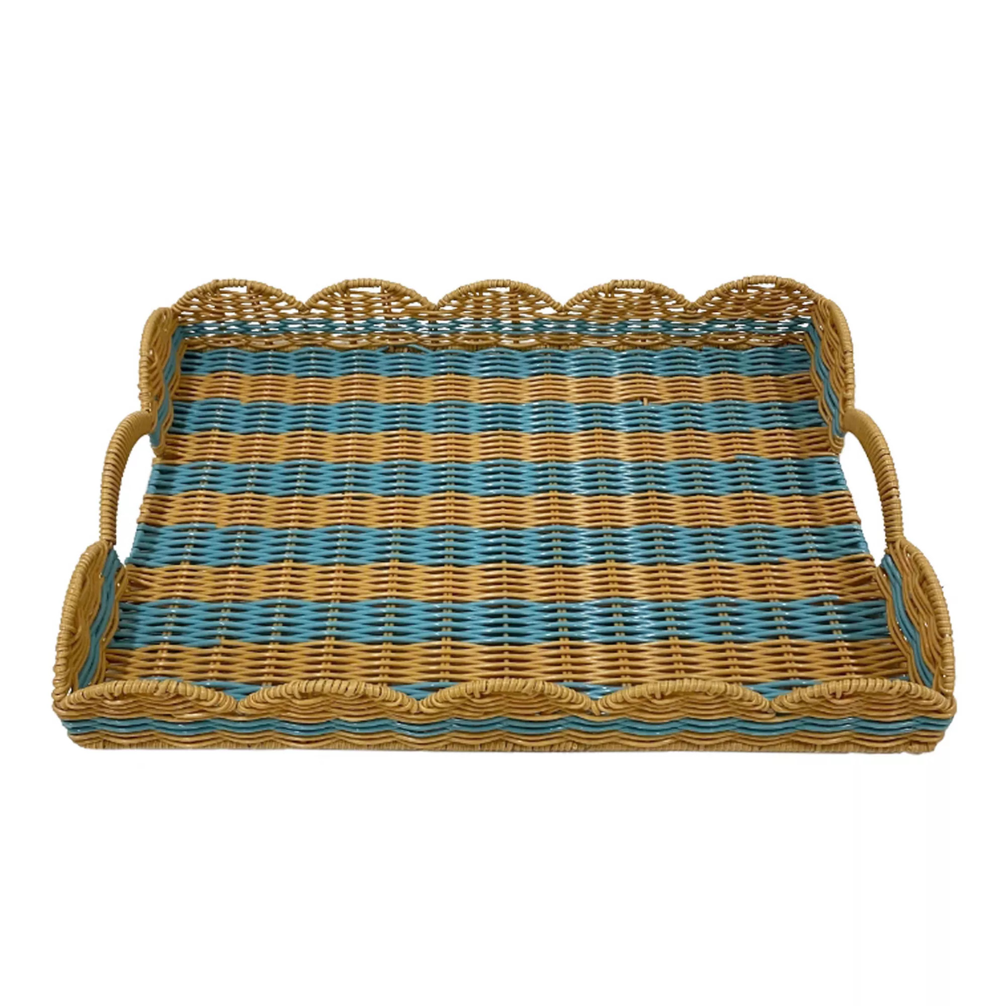 Celebrate Together™ Summer Woven Resin Wicker Serving Tray | Kohl's