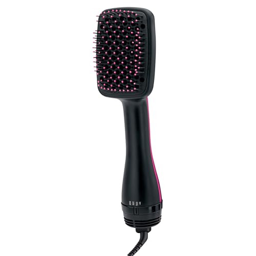 REVLON One-Step Hair Dryer and Styler, All-in-One Hair Brush Straightener for Salon-Quality Smooth & Straight Styles, Black | Amazon (US)