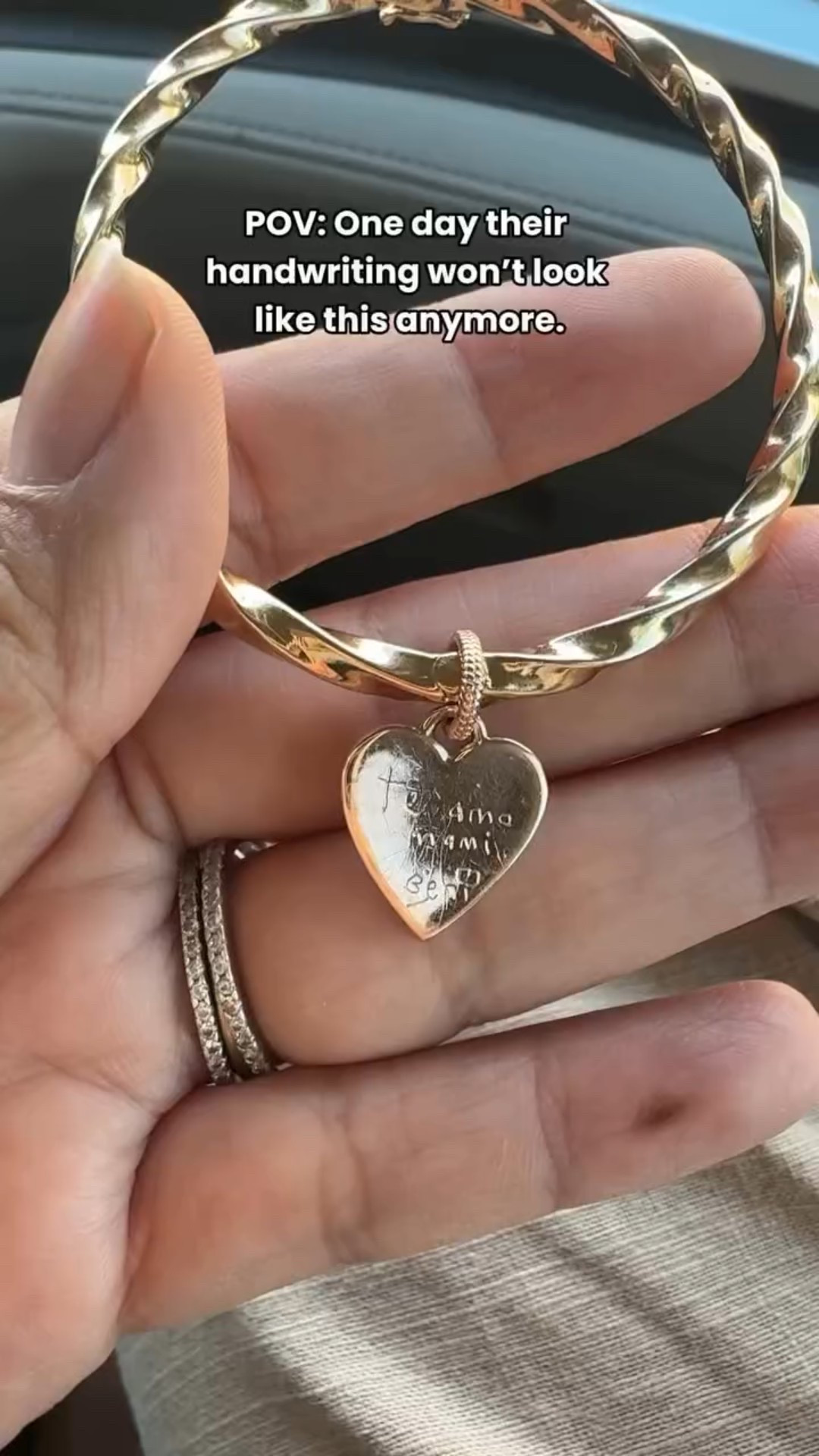 POV: You walk into Pandora for a charm…
and walk out wearing your child’s handwriting forever. 🥹

Instead of another “thing,” I asked my kids to draw/write something for me — and turned it into a charm I can wear every single day.

Their little handwriting.
Their tiny hearts.
Their exact spelling.
A moment in time I never want to forget.

This is the kind of gift that hits different. 🤍
Not because it’s jewelry… but because it’s them.

Best. Gift. Ever. @theofficialpandora 

#MomLife #pandoracharm #MeaningfulGifts #MemoryKeeper #homeschoolmom