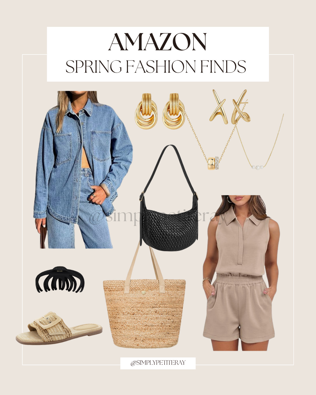 Elevate your summer wardrobe with these chic Amazon finds! Perfect for beach days and casual outings.

Amazon Spring Fashion Finds ☀️ elevate your summer wardrobe with these chic Amazon picks, perfect for beach days and casual outings 

I earn commissions from qualifying purchases.

#AmazonFinds #SummerStyle #SpringToSummer #AmazonFashion #BeachOutfits #CasualStyle #FashionFinds #StyleInspo
 

 #LTKootd #LTKSeasonal