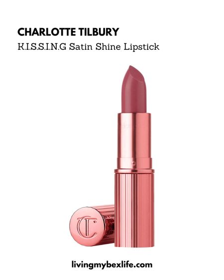 Charlotte Tilbury K.I.S.S.I.N.G. Satin Shine Lipstick 

Lipstick, lip gloss, lip oil, blush, luxury makeup, lip color 

#LTKfindsunder50 #LTKbeauty #LTKworkwear