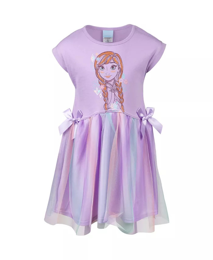 Disney
          
        
  
      
          Frozen Princess Anna Girls Dress Purple Toddler| C... | Macy's