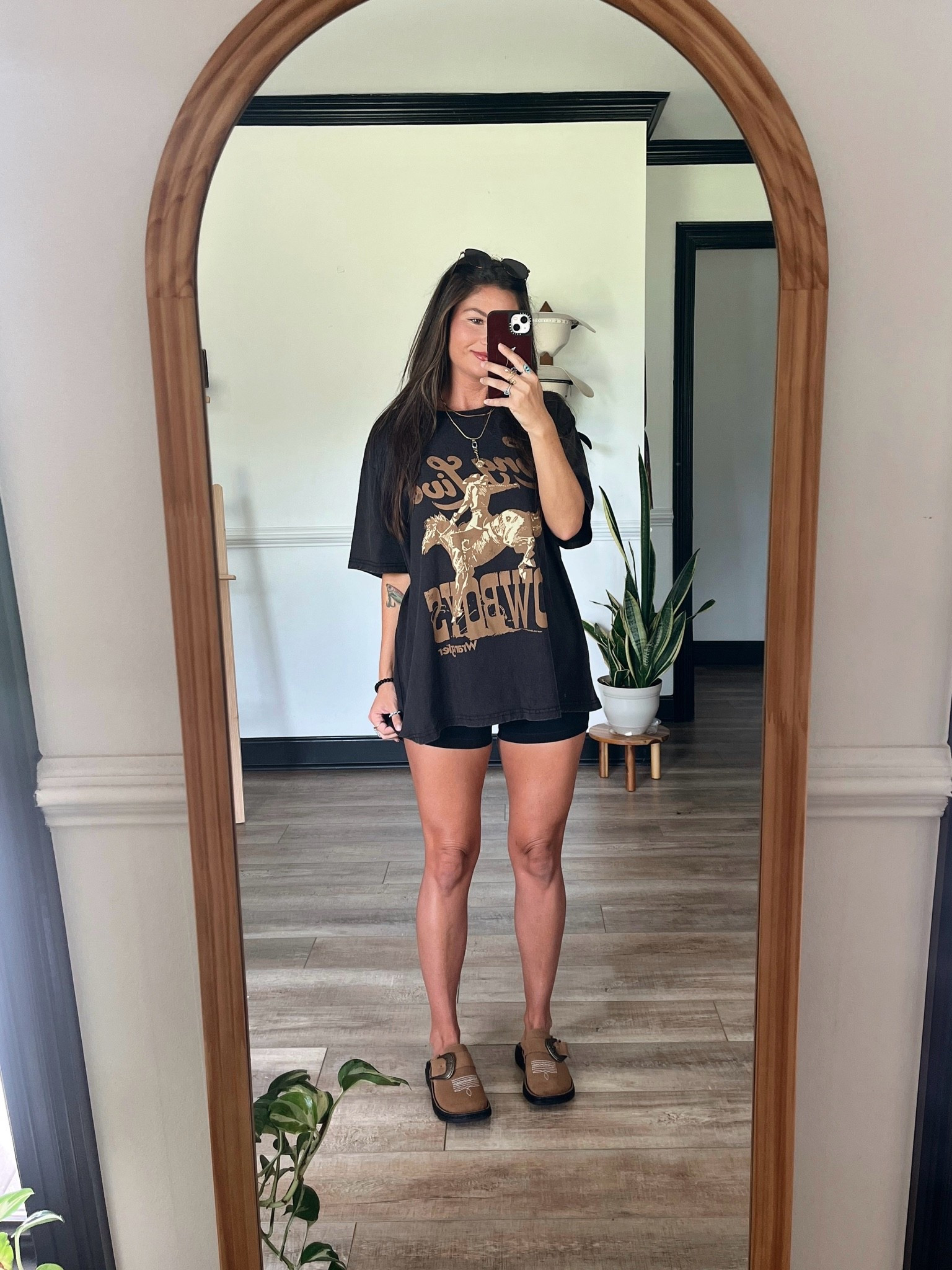 Causal graphic tee ootd! Necklace and earring set from twisted silver!Save 50% on their monthly girls club box with code LORI50 or code LORI20 for 20% off their website 

Wearing large tee!

#LTKgrwm #LTKootd #LTKSeasonal
