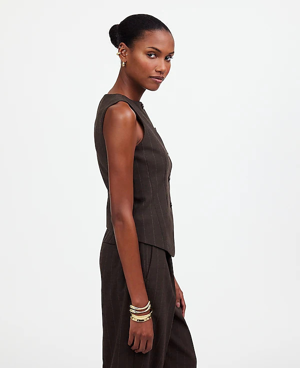 Single-Breasted Scoopneck Vest | Madewell | Madewell