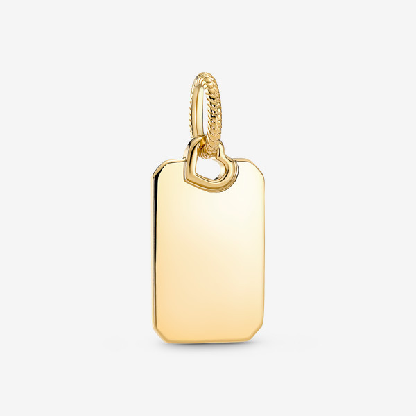 Pandora Engravable Rectangle Tag Pendant | Pandora US