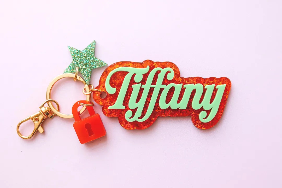 Custom Keychain, Personalized Keychain, Bag Accessories, Custom Keychain, Keychain With Charms, O... | Etsy (US)