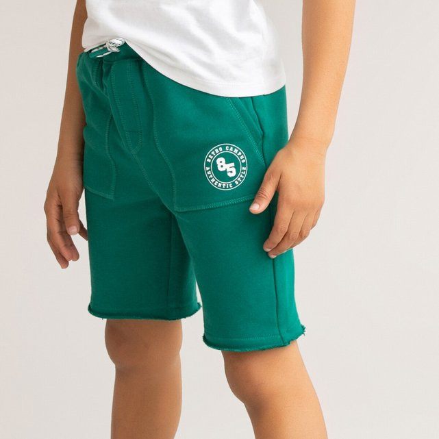 Bermuda en molleton coton bio 3-12 ans | La Redoute (FR)