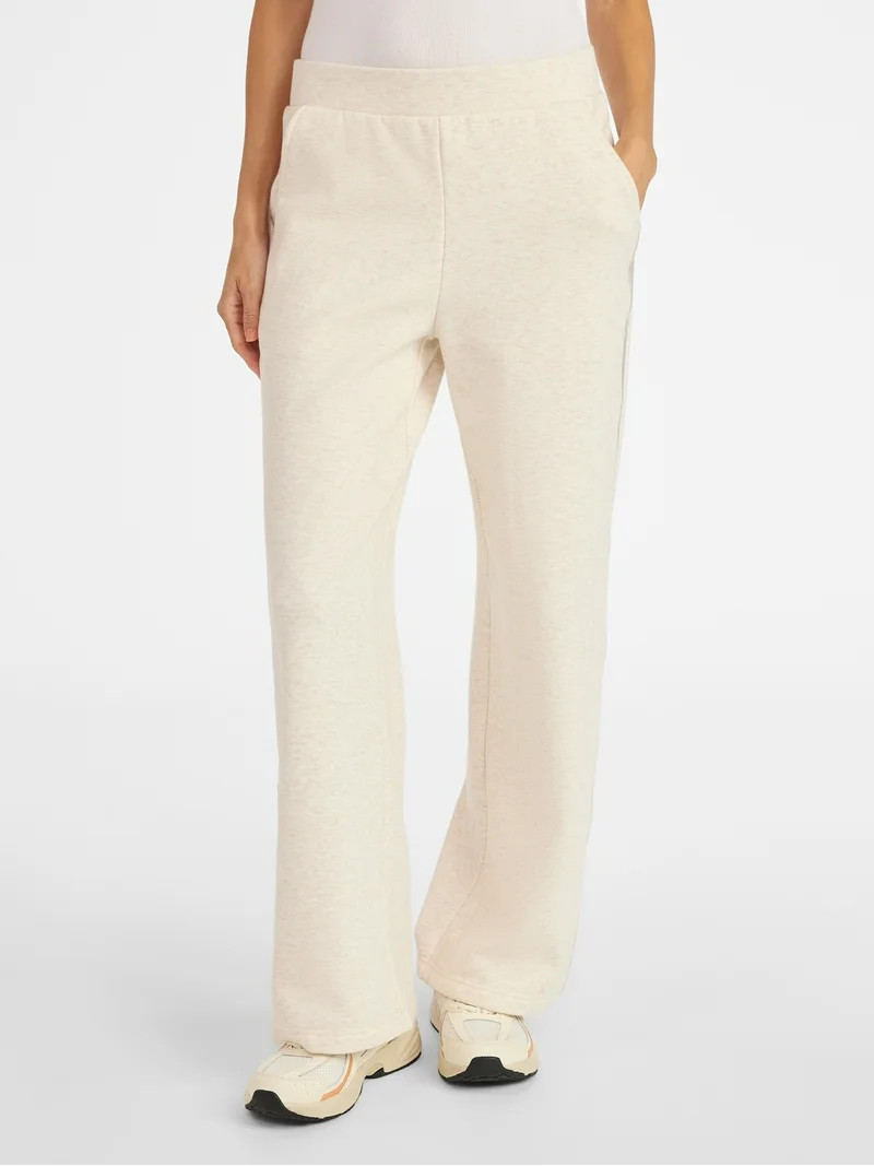 Avia Women's and Women's Plus Fleece Sweatpants with Satin Trim, Sizes XS-4X | Walmart (US)