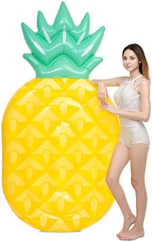 JOYIN 84" Giant Inflatable Pineapple Pool Float, Fun Beach Floaties, Swim Party Toys, Pool Island... | Amazon (US)