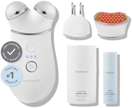 NuFACE Trinity+ Microcurrent Facial Device, Wrinkle Reducer + Effective Lip & Eye Attachment - FD... | Amazon (US)
