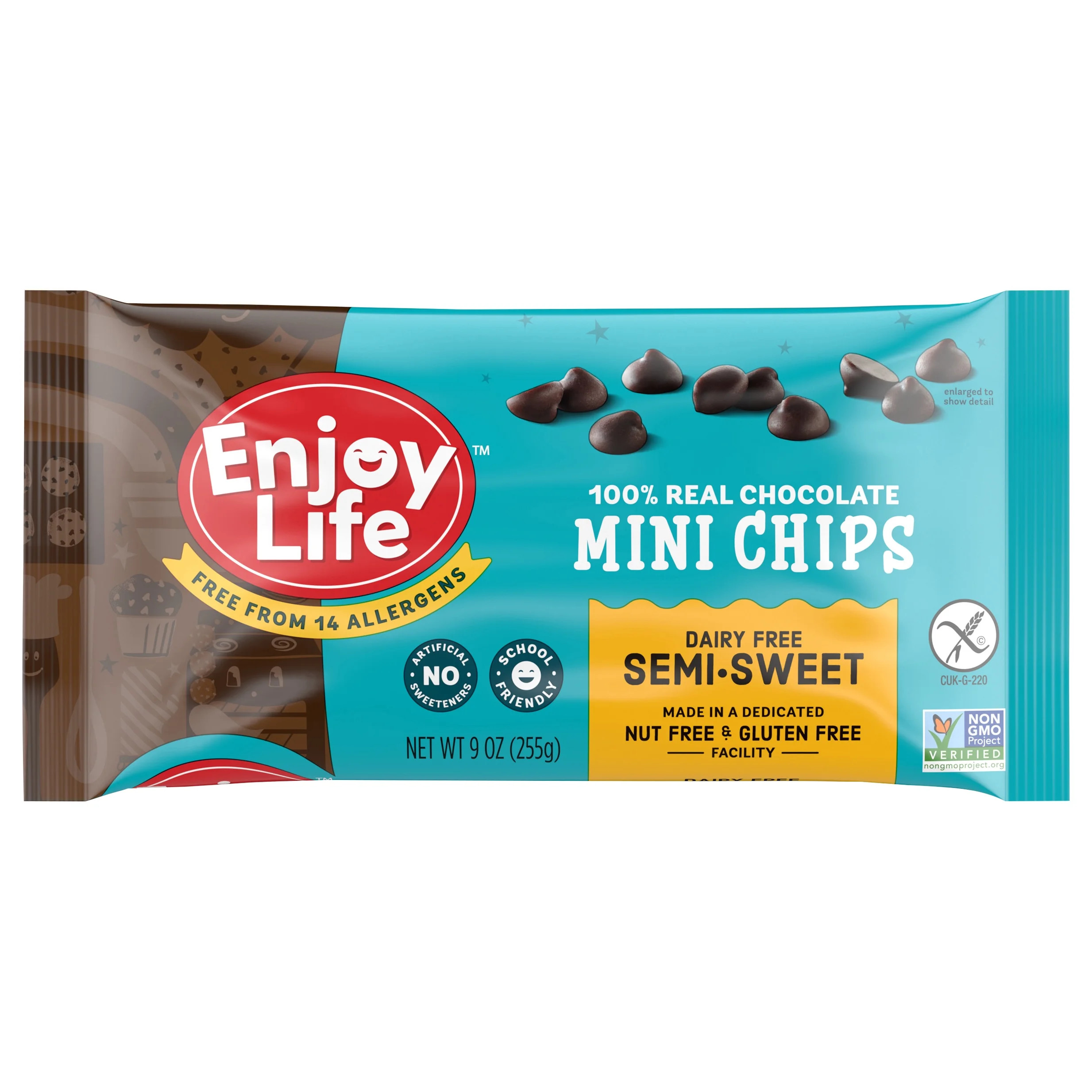 Enjoy Life Semi-Sweet Mini Chips, Dairy Free Chocolate Chips, 9 oz | Walmart (US)