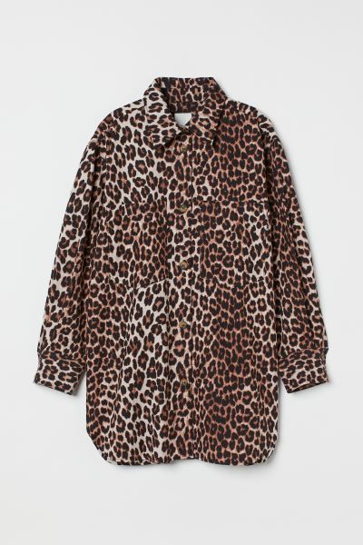 Oversized Cotton Shirt Jacket | H&M (US + CA)