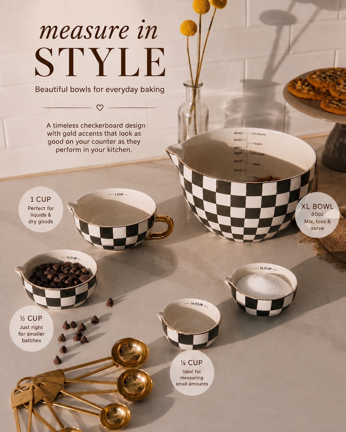 Love the green checkered board pattern!! These are beautiful, very affordable and would make a great Christmas gift🥰

Measuring bowls, 5 piece measuring bowl set

#LTKHome #LTKfoodie #LTKSeasonal