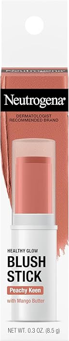 Neutrogena Rubor en barra de brillo saludable, maquillaje ligero fácil de usar, color ultra crem... | Amazon (US)