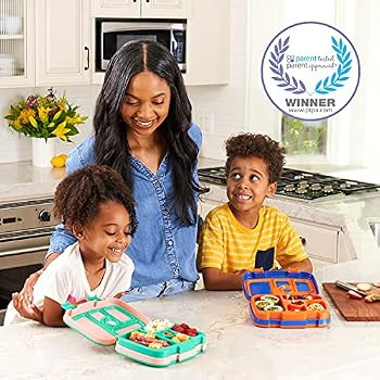 Bentgo® Kids Prints Leak-Proof, 5-Compartment Bento-Style Kids Lunch Box - Ideal Portion Sizes f... | Amazon (US)