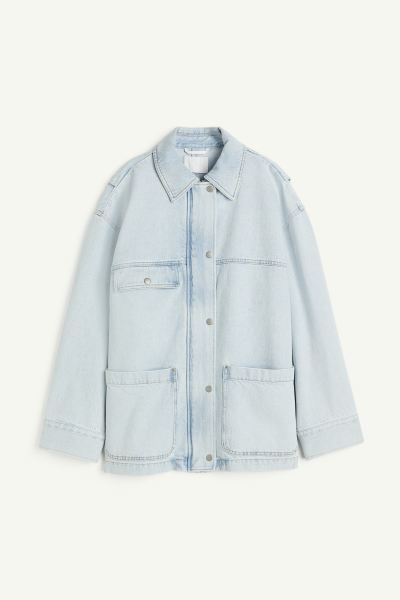 Denim Jacket - Light denim blue - Ladies | H&M US | H&M (US + CA)